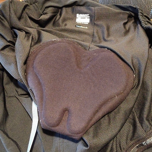 CYCLING shorts padded / compression thigh/drawstring/ pockets/ zip pocket/ 2XL - Picture 4 of 8